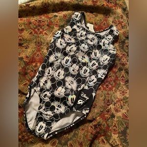 Beautiful GK Disney Leotard black and silver. Super comfortable, soft stitch.
